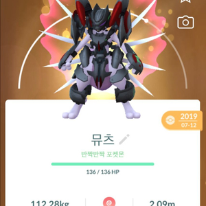 [포켓몬고] 아머드 뮤츠 반짝반짝