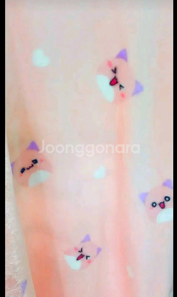 이삭토스트 메이플스토리 핑크빈 콜라보 담요 새상품--1