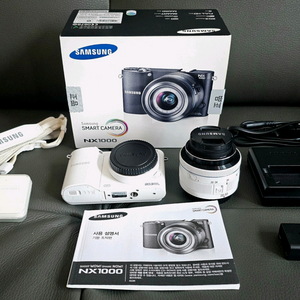 삼성 nx1000 카메라 박스셋 + nx20-50mm