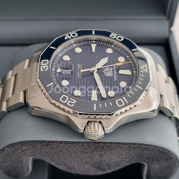 태그호이어 준신형 아쿠아레이서 43mm 청판--4