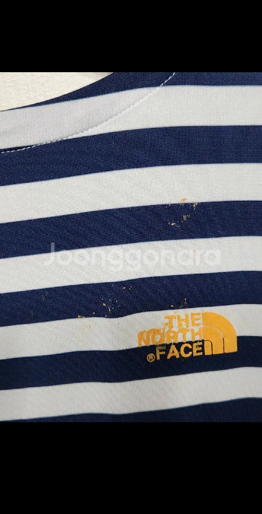 (95) 노스페이스 반팔 원피스 단가라 스판 노카라--6