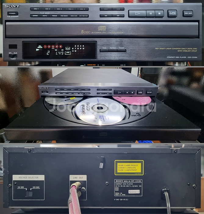 SONY(소니) CDP-C312M 5CD 체인저--0