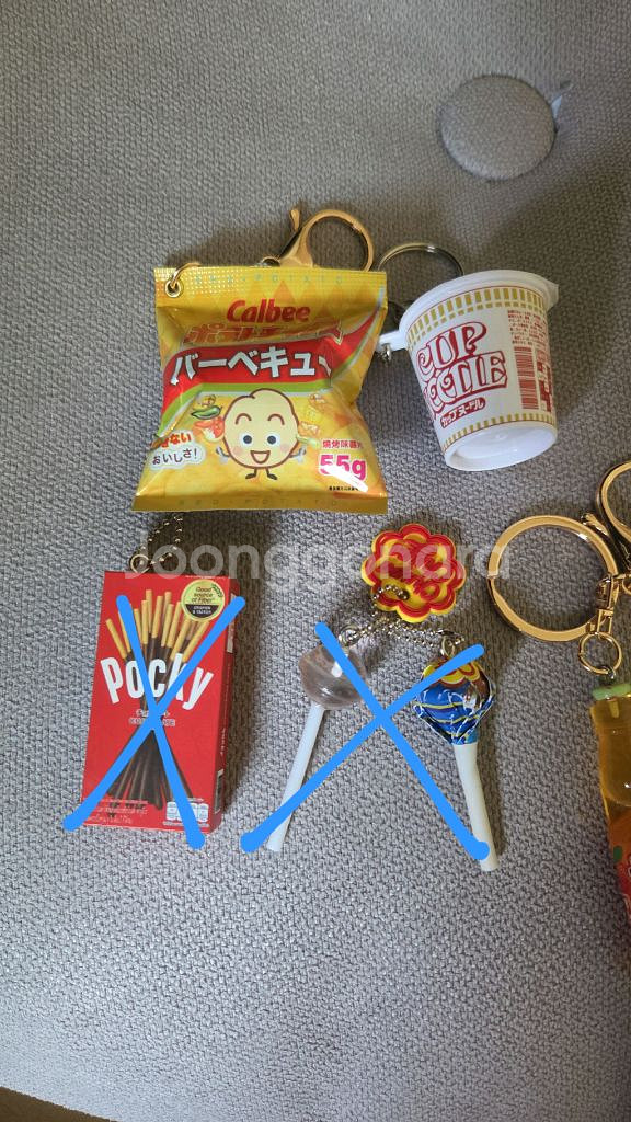 구데타마 가챠/ 일본 간식 키링--0