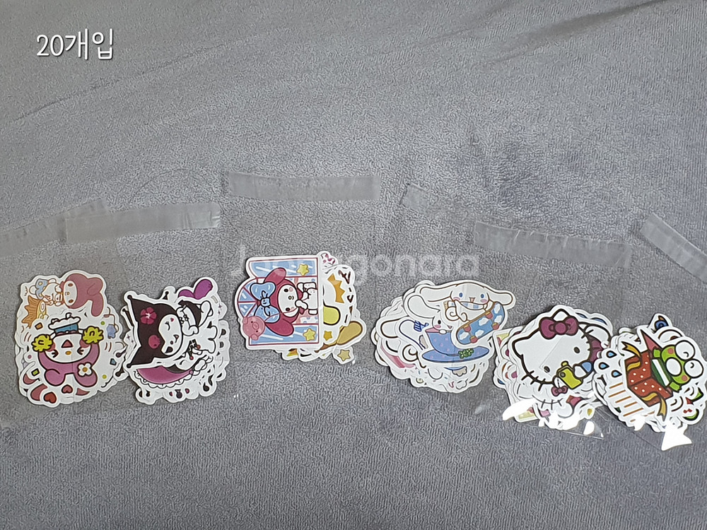 산리오 쿠로미 헬로키티 마이멜로디 폼폼푸린 다꾸 스티커--0