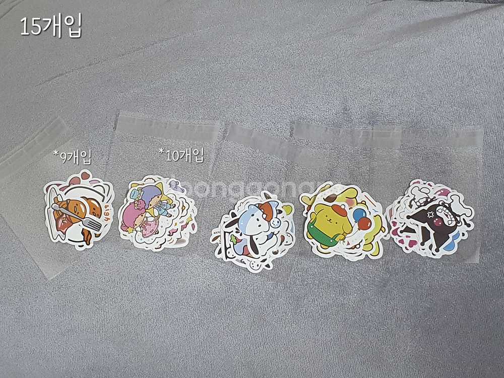 산리오 쿠로미 헬로키티 마이멜로디 폼폼푸린 다꾸 스티커--1