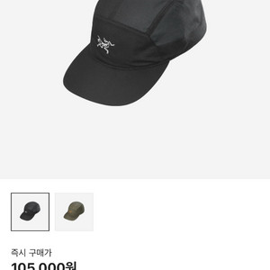 아크테릭스 에어리어스5 패널캡 블랙 XL