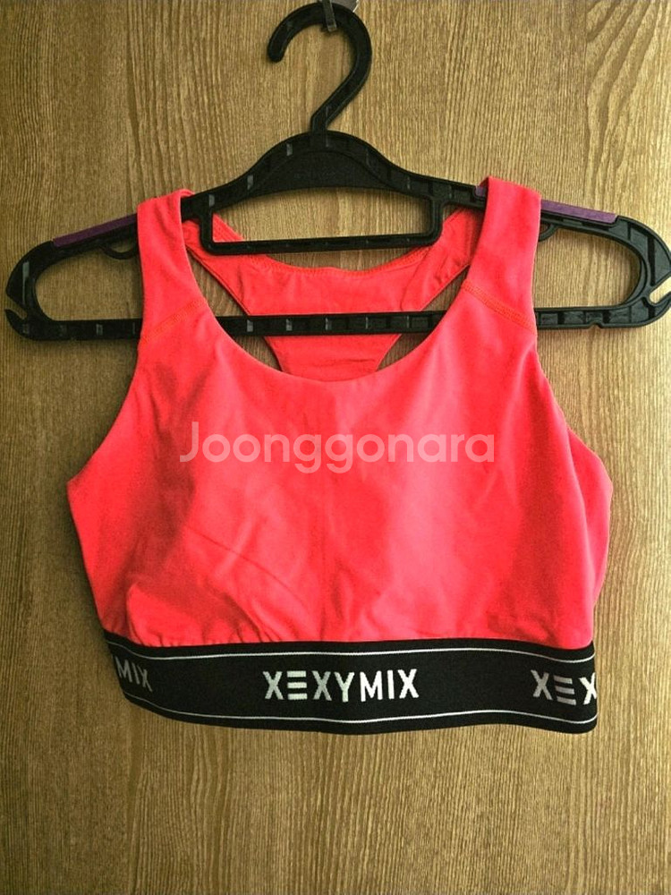 젝시믹스 브라탑&레깅스 펀치 코랄 색상 M--1
