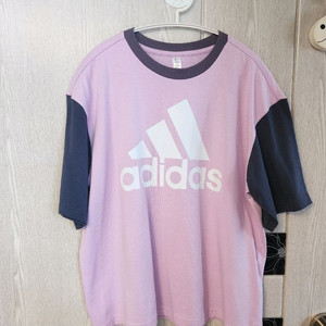 아디다스* 배색 반팔티셔츠 XS
