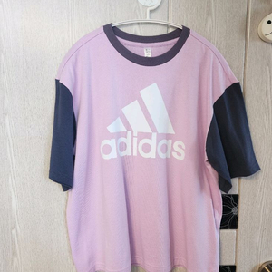 아디다스* 배색 반팔티셔츠 XS