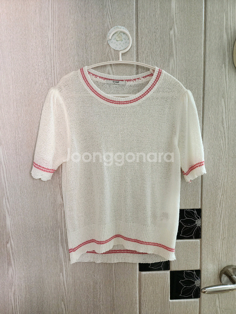 새상품) 라운드 반팔니트 F--0