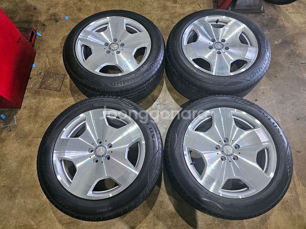 벤츠 w221 s600 단조 18인치 휠타이어--0