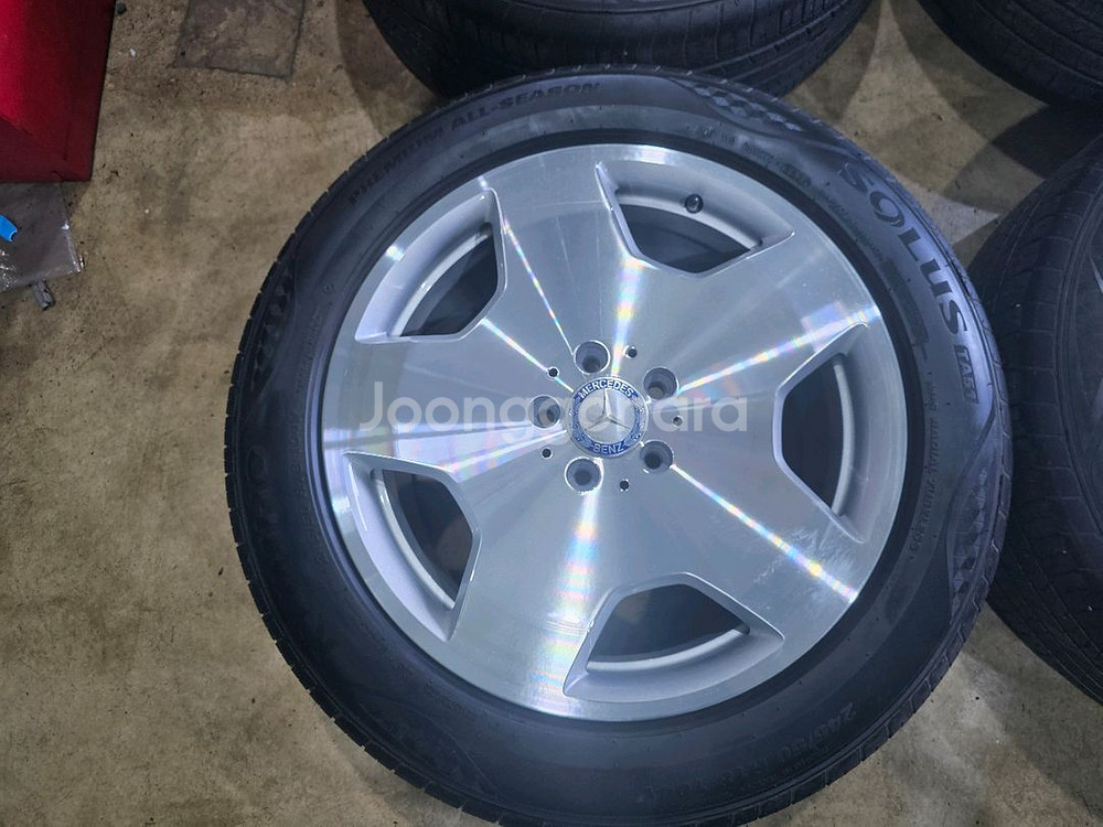 벤츠 w221 s600 단조 18인치 휠타이어--2