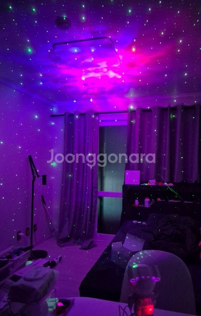 우주, 별, 오로라 무드등--1