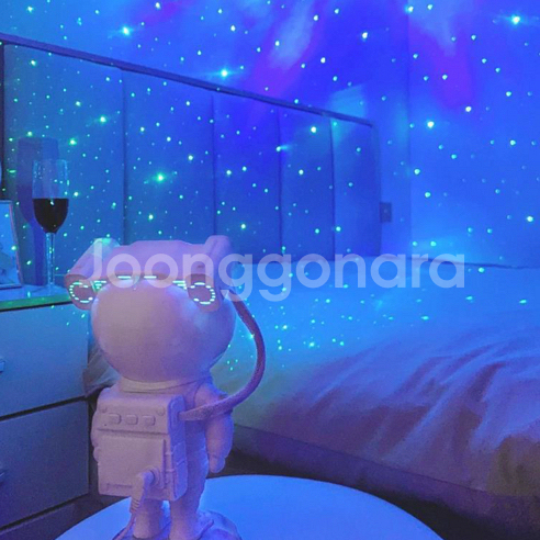 우주, 별, 오로라 무드등--2