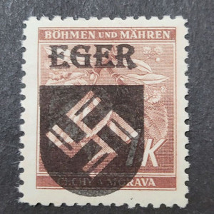 (독일우표) 1942년 독일 제2차세계대전 선전 오버프