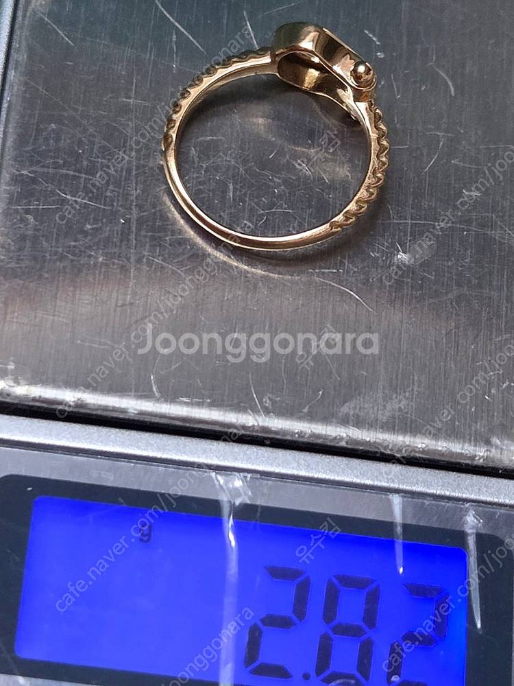 18k 로즈골드반지--3