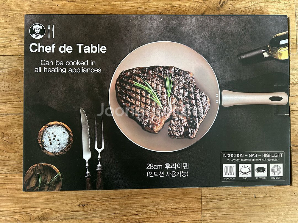 쉐프드테이블 28cm 후라이팬 (모든열원가능)--0