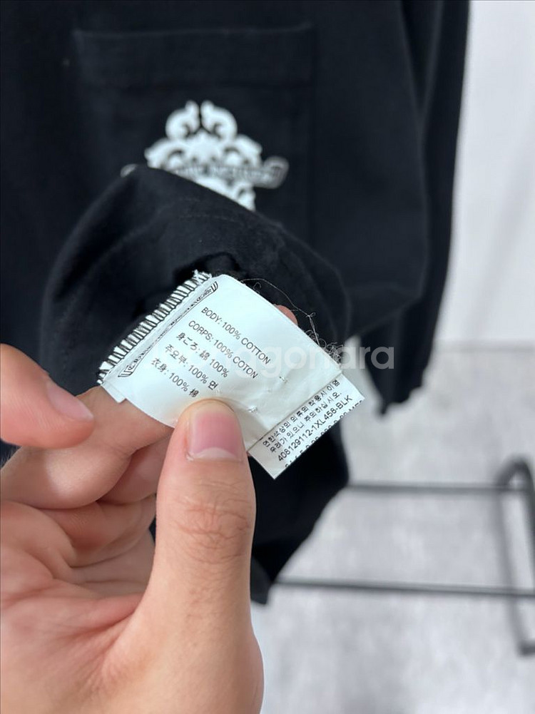 크롬하츠 정품 대거 롱슬리브 M 백화점판--3