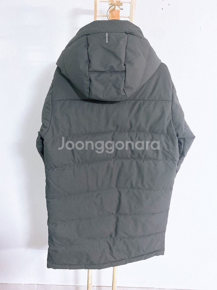 (남성M)아이더거위털후드하프패딩--5