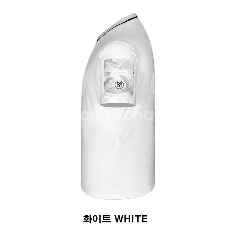 지포어 골프 남성 아이스 카모 포켓 라운드 반팔티--2