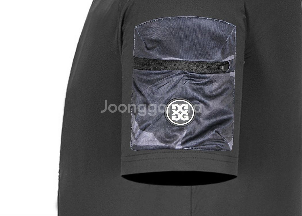 지포어 골프 남성 아이스 카모 포켓 라운드 반팔티--6
