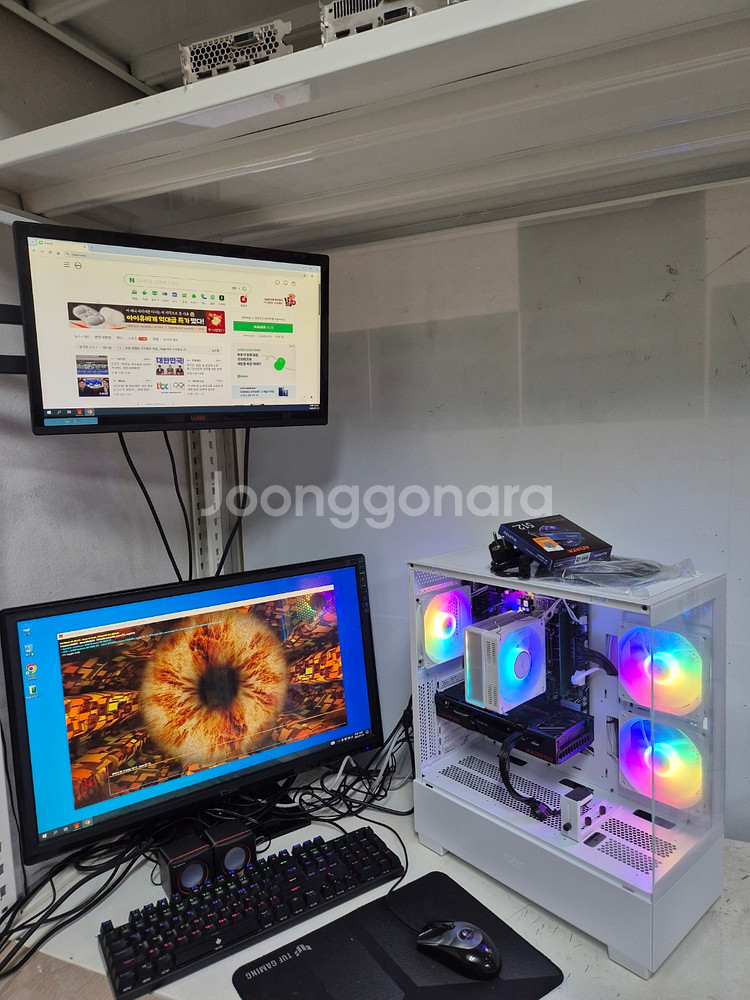 라이젠7500F+RX6600XT 게이밍컴퓨터 판매합니다--0