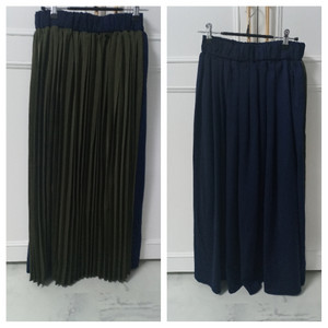 (새상품/free)반전 주름치마