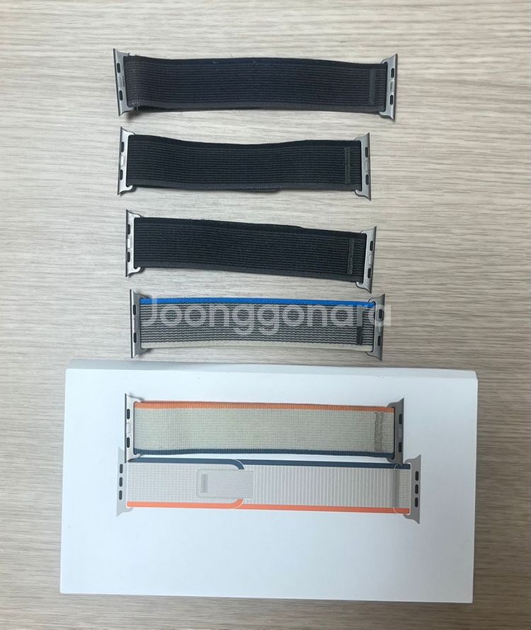 애플워치 울트라 스트랩 트레일루프 오렌지 블루--3