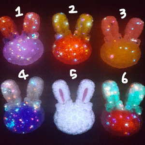 새상품 토끼 지비츠 마그넷 키링 파츠(야광)