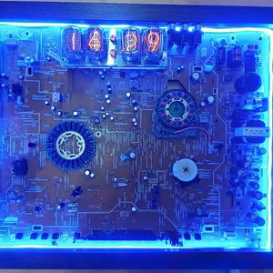 시공간을 담은 아트피스 빈티지 닉시 클락 PCB 어