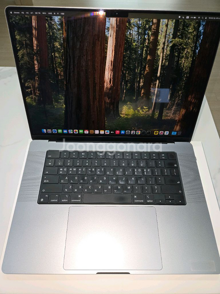 맥북 프로 16 M1 Max 32GB 1테라--1