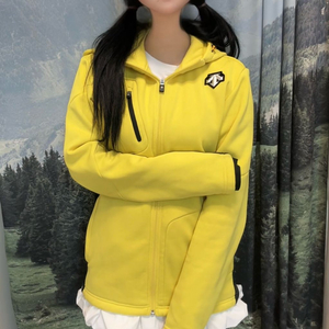 데상트 트레이닝 기모 후드집업 L