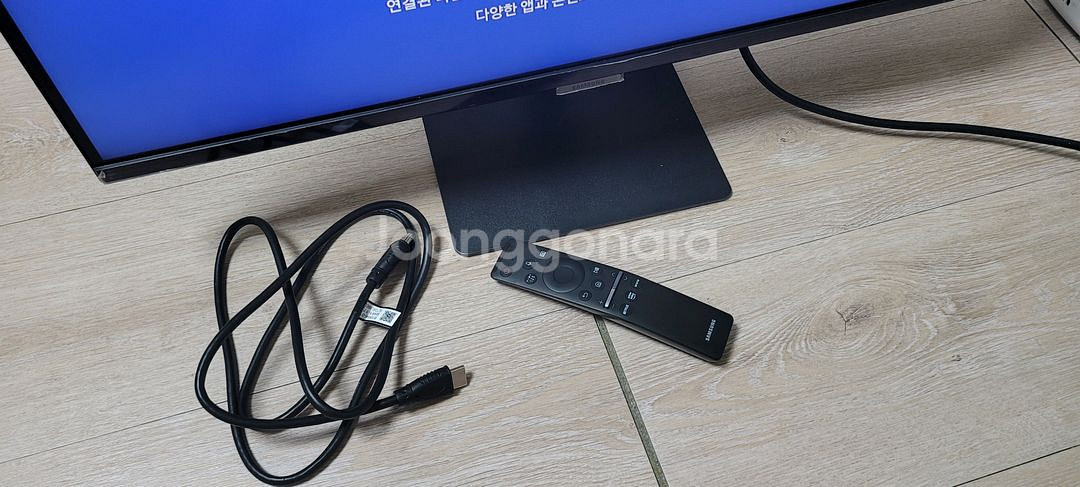 삼성 스마트 모니터 m5 27인치 박스포장--0