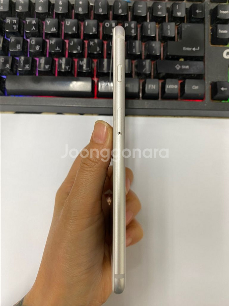 아이폰6플러스 실버 액정SS급 64GB 배터리100%--6