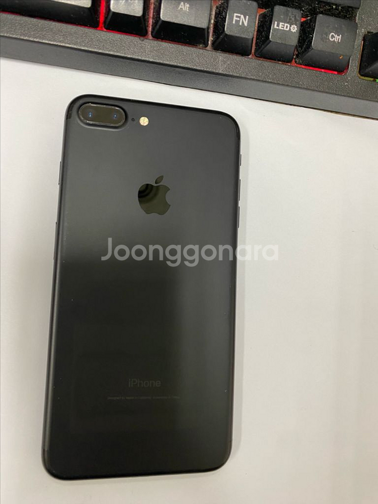 아이폰7플러스 매트블랙 A급 128GB 배터리100%--0