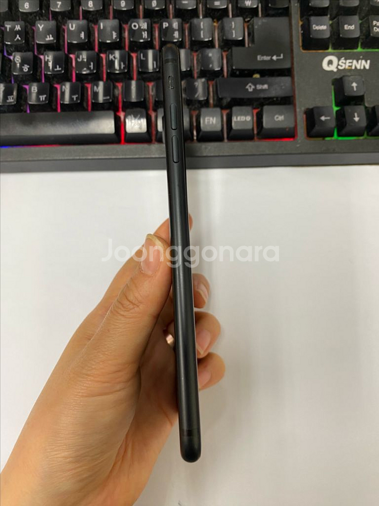 아이폰7플러스 매트블랙 A급 128GB 배터리100%--4
