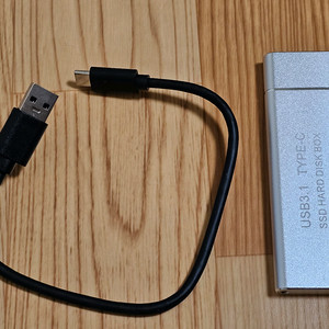 외장 SSD 케이스 + micron 512GB