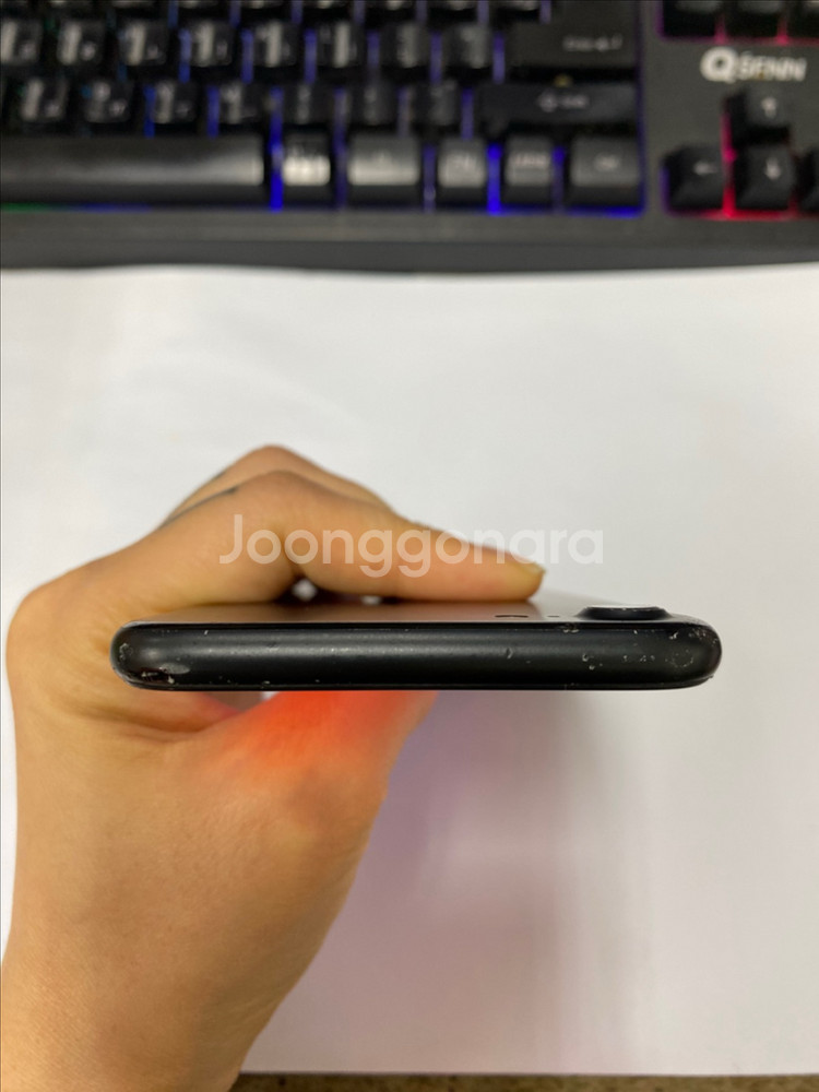 아이폰7 매트블랙 액정SS급 32GB 무잔상--3