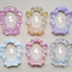 새상품 프레임 지비츠 키링 파츠(야광)