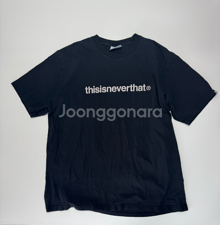 디스이드네버댓 스펠로고 오버핏 반팔 티셔츠--0