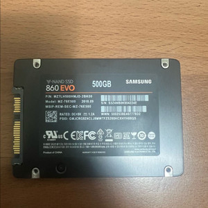 삼성 860evo ssd 500gb 팝니다.