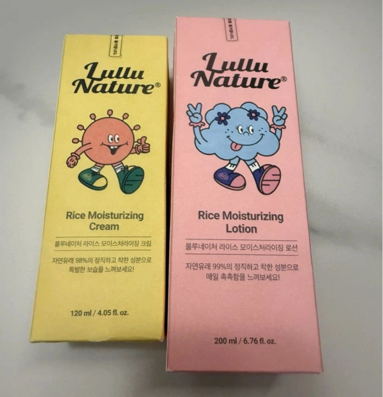 룰루네이처 라이스 모이스쳐로션, 크림--1