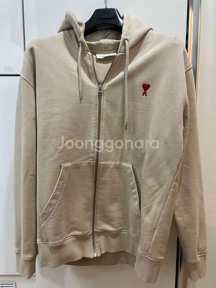 백화점) 아미 베이지 후드집업 xl--0