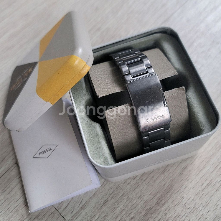 FOSSIL FS5970 메탈시계 건메탈--1