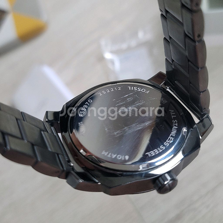 FOSSIL FS5970 메탈시계 건메탈--2
