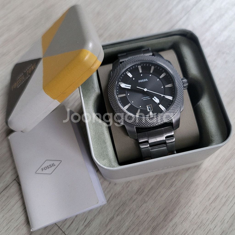 FOSSIL FS5970 메탈시계 건메탈--0