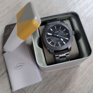FOSSIL FS5970 메탈시계 건메탈