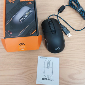 G10 PRO 블랙 맥스틸 저소음 게이밍 마우스