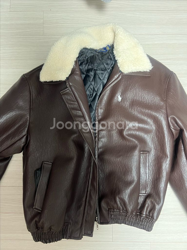 폴로 레더 무스탕 자켓--0