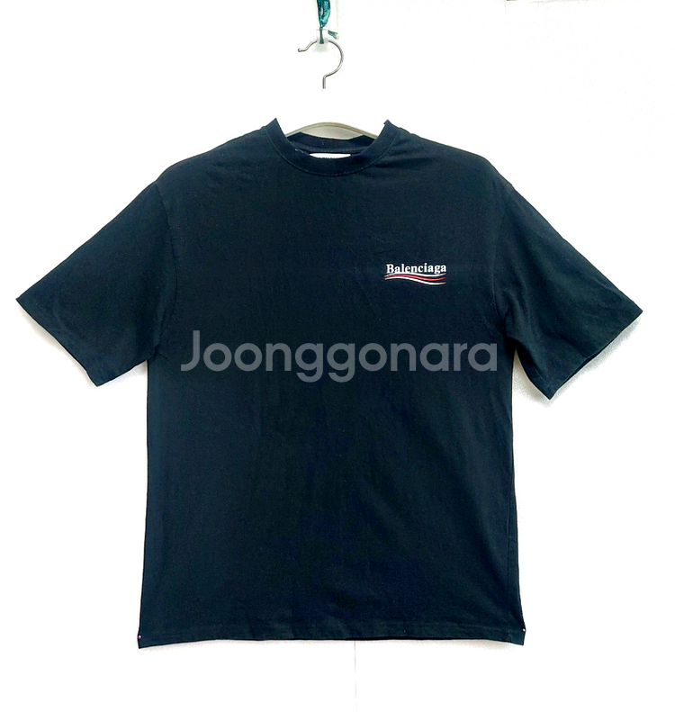 발렌시아가 반팔티95-100 남녀공용 라운드티--1